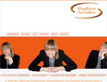 Tablet Screenshot of klangraum-barn.de